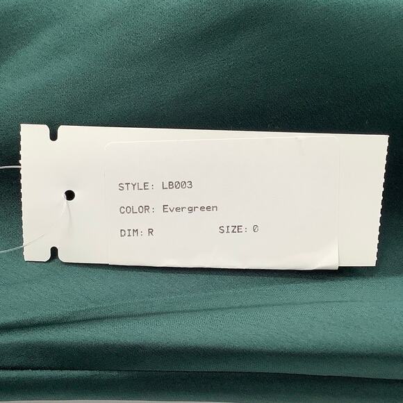 NEW! Lovely Size 0 Charmeuse Cowl-Neck Midi Tank Dress Evergreen $187 msrp J1-1 - Picture 10 of 10